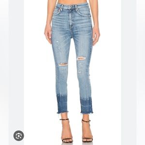 AGOLDE Ruby Super High-Rise Slim Straight jeans